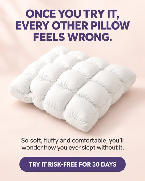 The pillow that feels like sleeping on a cloud