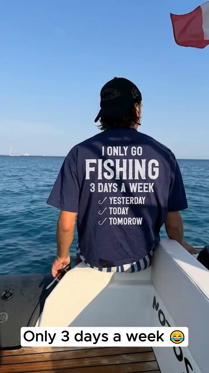 3 Days A Week Fishing Tee