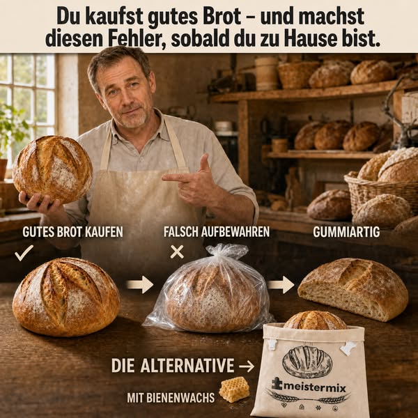 Brot bleibt bis zu 3× länger frisch