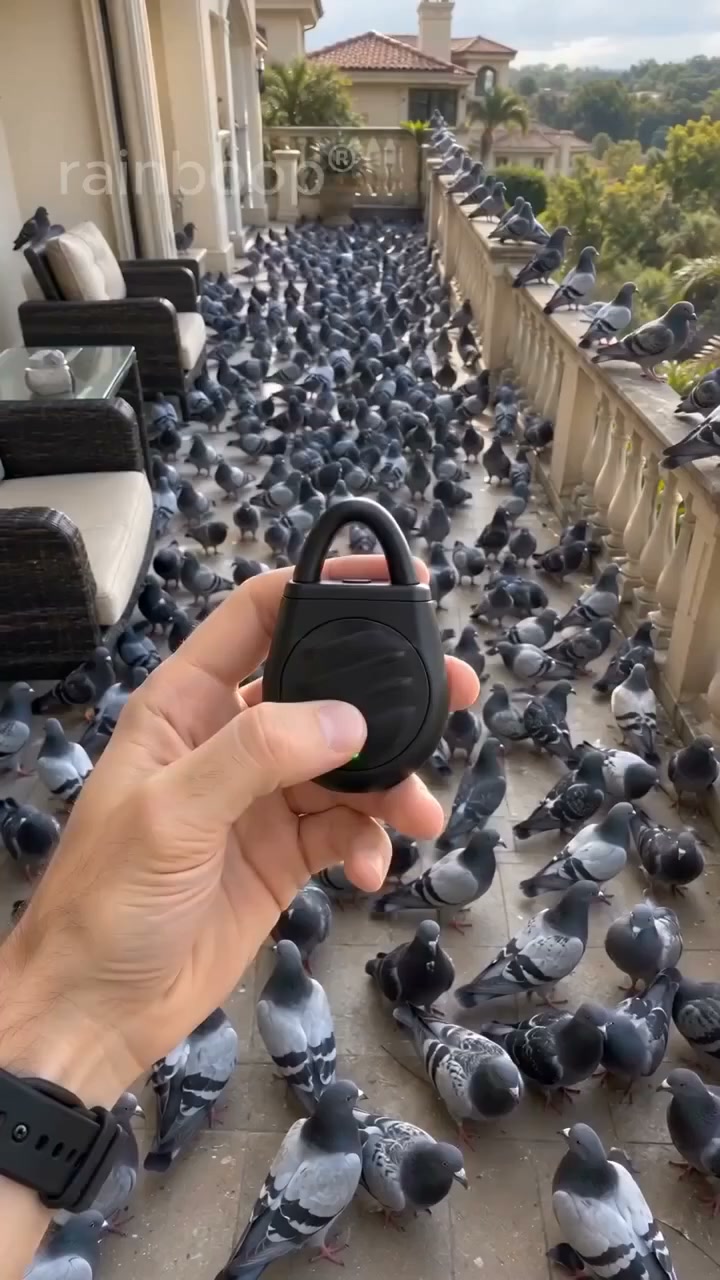 Portable Ultrasonic Bird Repellent Keychain-No more trouble from birds, beasts and locusts