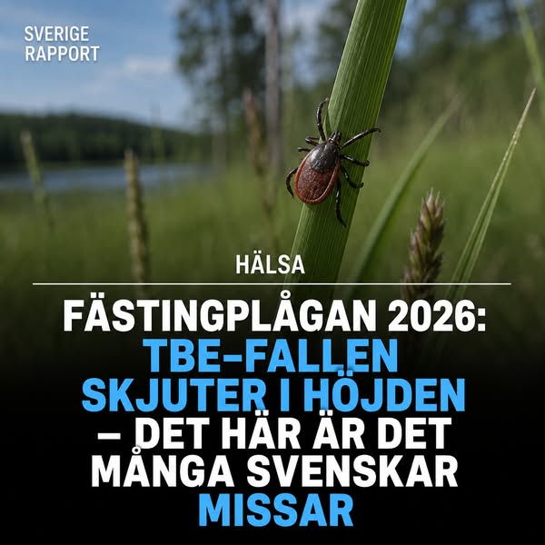TBE-fallen ökar – det här missar många svenskar