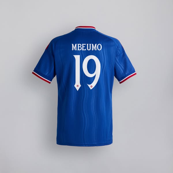 Manchester United 26/27 Away Jersey with Mbeumo 19 UCL Printing & Badge