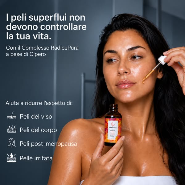 Addio peli sul viso
