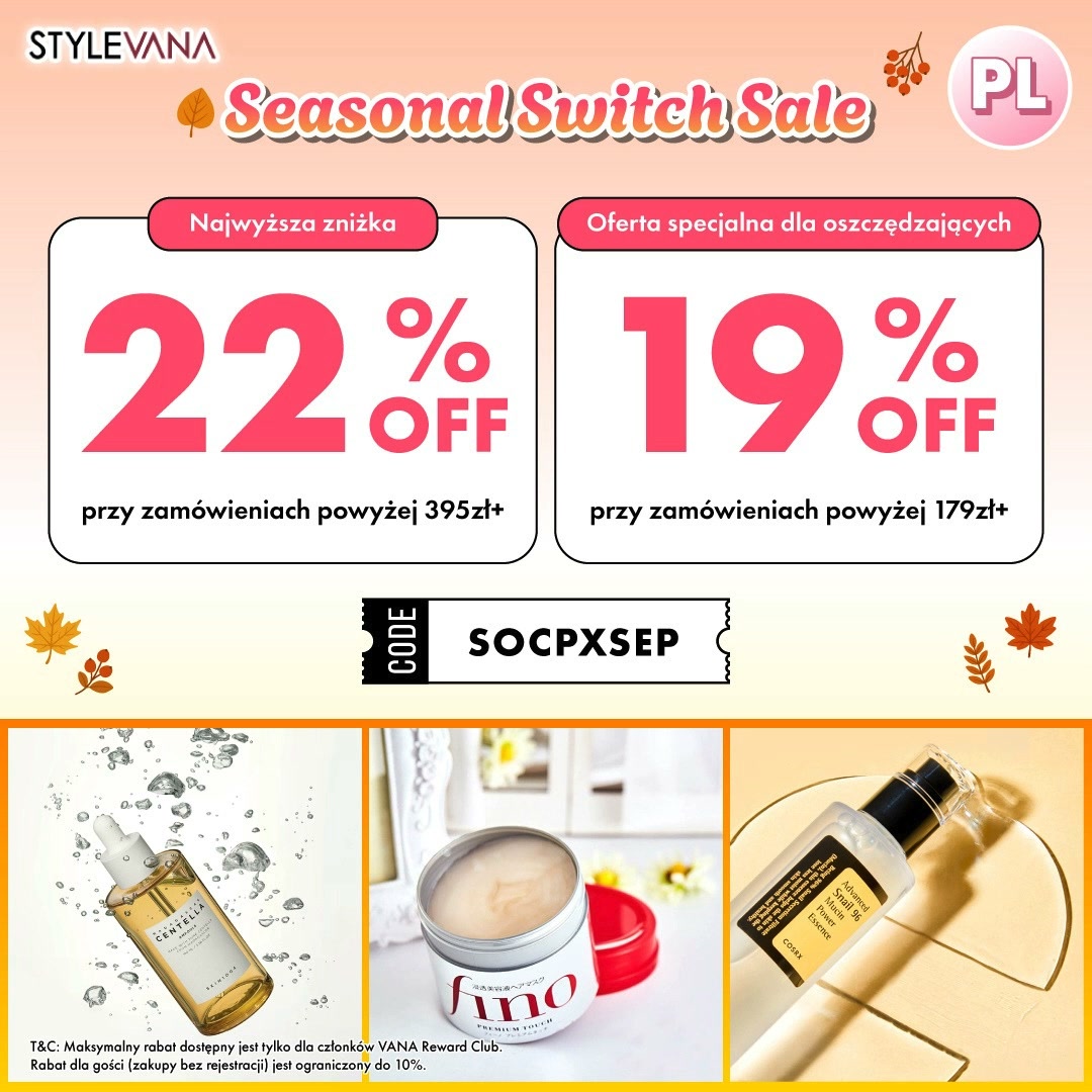 Użyj [𝐒𝐎𝐂𝐏𝐗𝐒𝐄𝐏], 𝐚𝐛𝐲 𝐨𝐭𝐫𝐳𝐲𝐦𝐚ć 𝐃𝐎𝐃𝐀𝐓𝐊𝐎𝐖𝐄 𝟐𝟐% zniżki