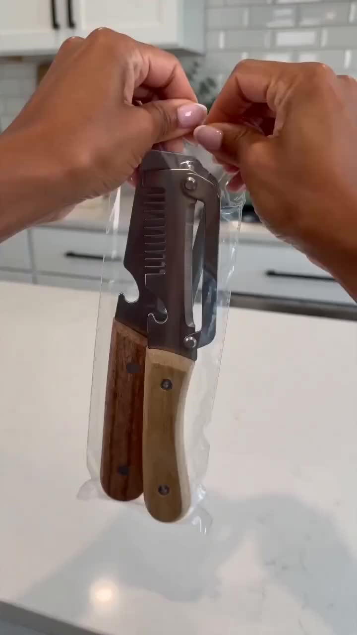 Kitchen Multi-Function Stainless Steel Thickened Fruit Peeler Knife