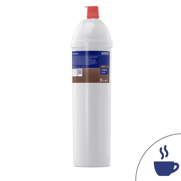 BRITA | Commercial PURITY Finest Water Filter Cartridge – Professional Coffee Machines – 3,414 L @10°dH – Gypsum Protection