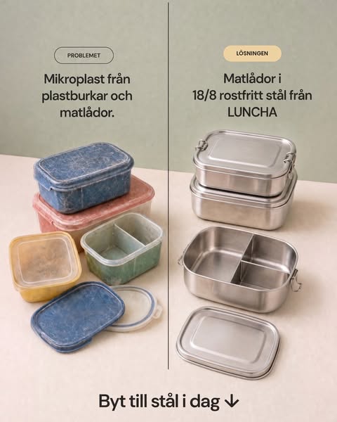 Utan mikroplast i maten