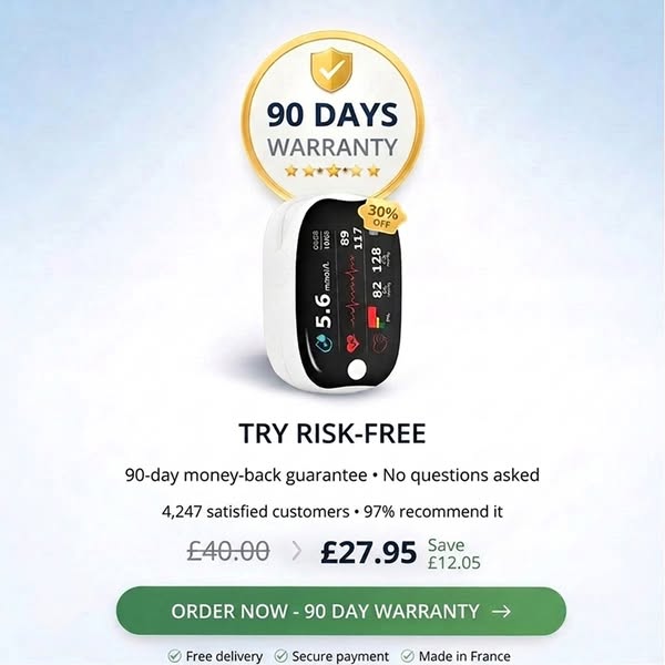 Check Your Blood Sugar in 5 Seconds , No Needle