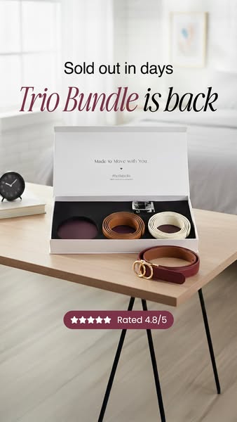 The Only Belt You’ll Ever Need. 50% Off!