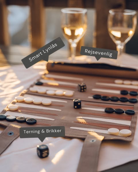 Rejsevenligt Backgammon – spil hvor som helst!