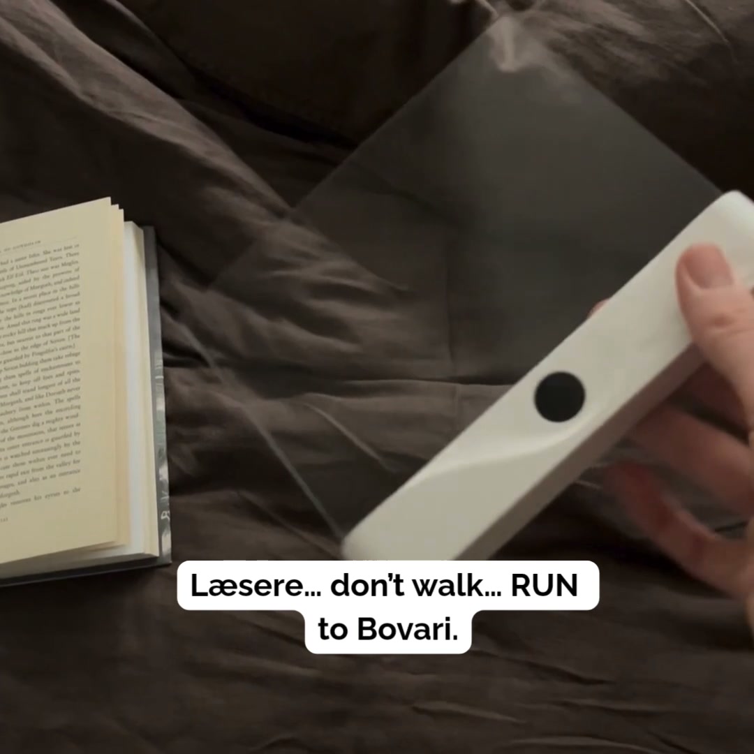 LÆSELYST Boglampe Lad din partner sover – 249