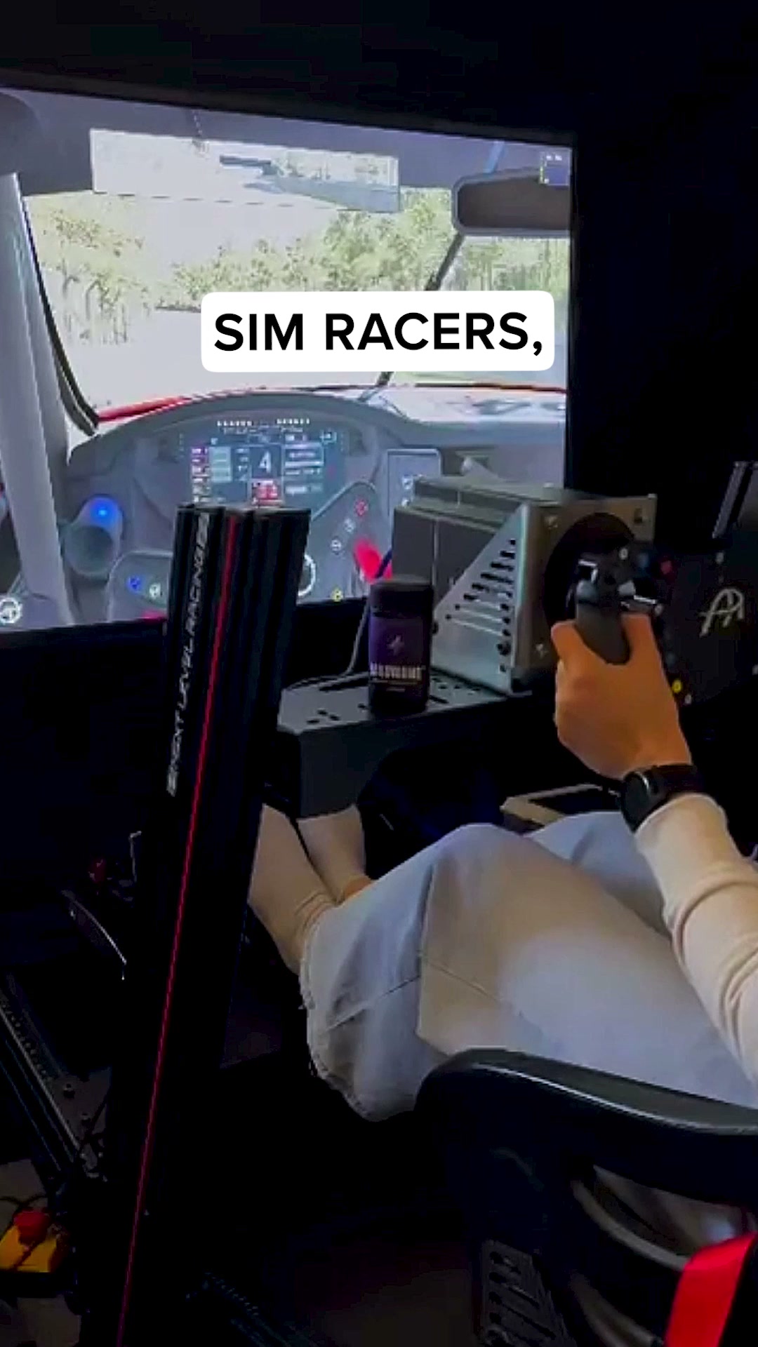 Built for sim racers' focus