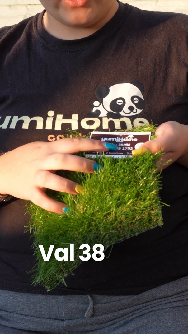 Val 38mm artificial grass, £11 per m², free UK delivery