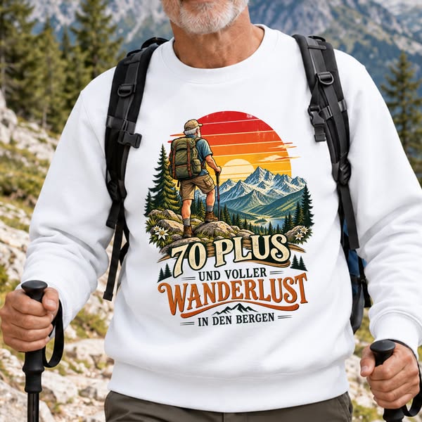 Wandern. Berge. Freiheit. Und das mit 70.