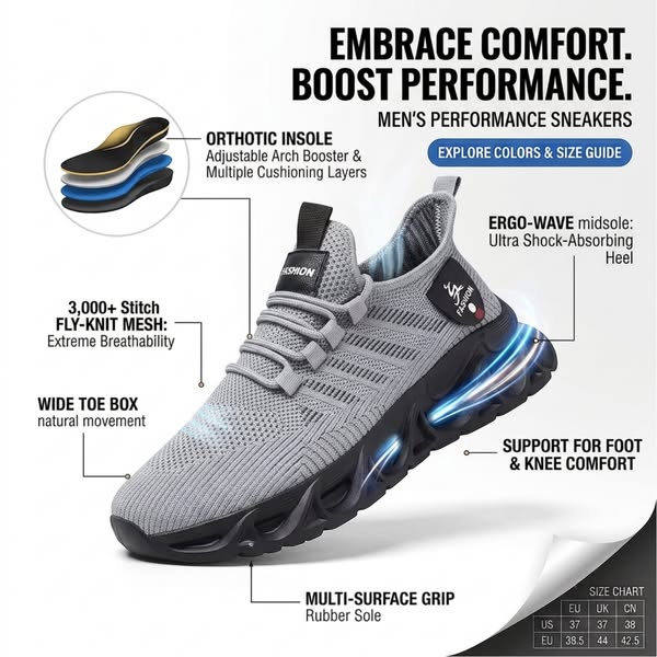 "The most comfortable shoes I've ever owned!"
