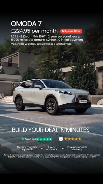 Discover OMODA 7 Lease Deals