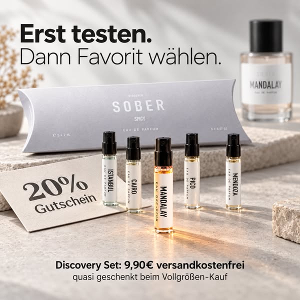 5 Düfte testen für 9,90€