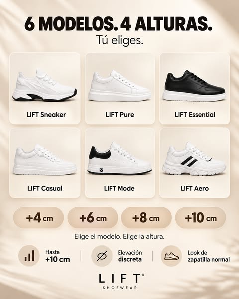 Gana hasta +10 cm de altura