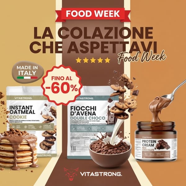 Food Week: colazione fino al 60%