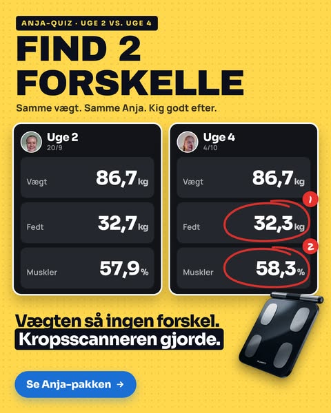 Samme vægt. To forskelle.