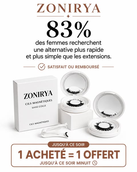 Faux cils magnétiques Zonirya™ sans colle