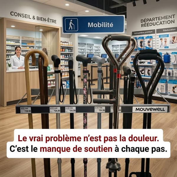Pas juste une canne. Une solution complète