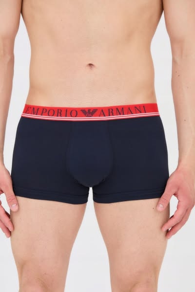 EMPORIO ARMANI Bokserki granatowe 3-pack