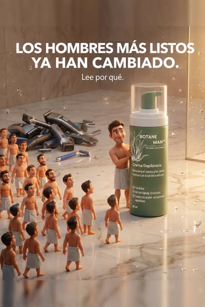 Deja de afeitarte. Empieza a ganar.