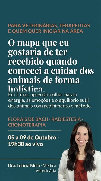 Imersão Saúde Holística Animal