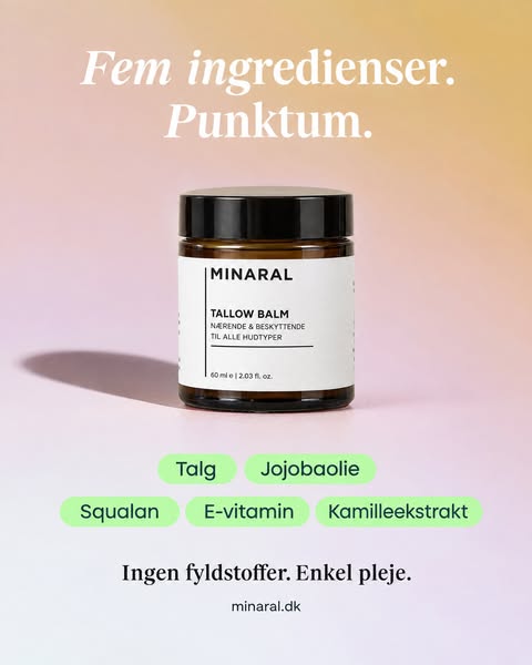 Fem ingredienser. Punktum.