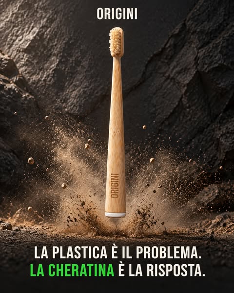 Il primo spazzolino italiano 100% NATURALE