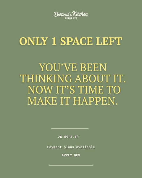 Don't let another year go by...