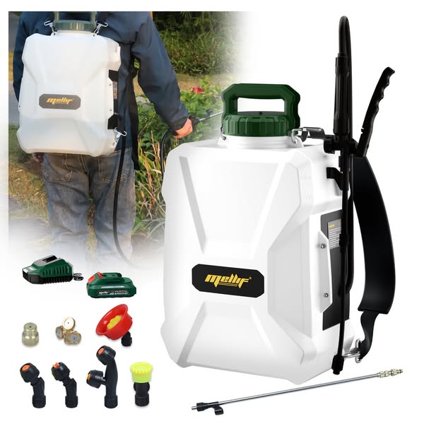 _Mellif 3 Gallon/12L Backpack Sprayer, Compatible With Makita 18V Battery