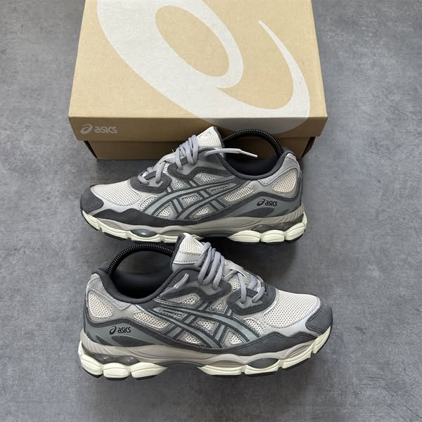 Shop ASICS Gel-NYC Oatmeal Obsidian Grey | Double Boxed