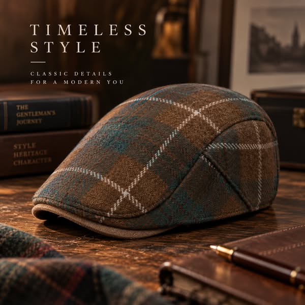 The Whitlock Wool Flat Cap