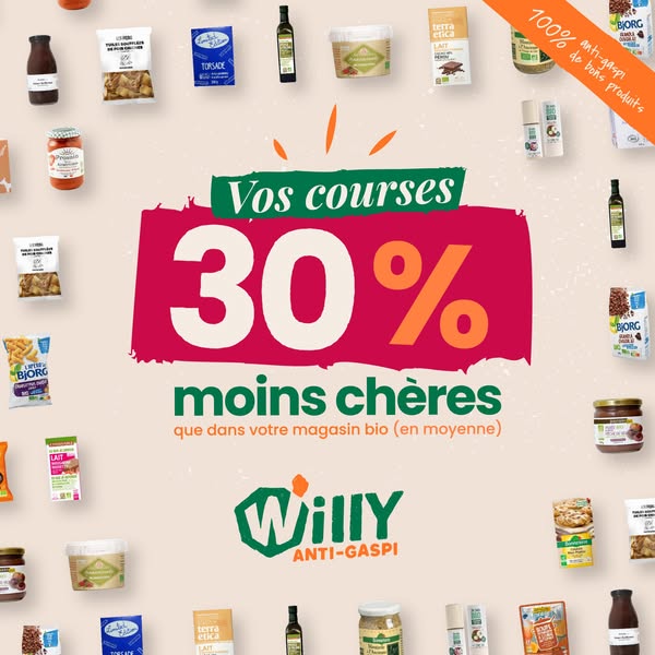 Faire ses courses sans se ruiner ? C'est possible avec Willy anti-gaspi !