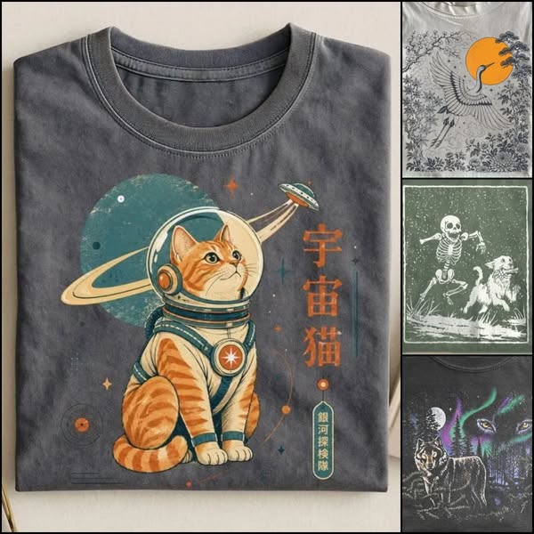 Explore the Unknown: New Graphic Art Tees