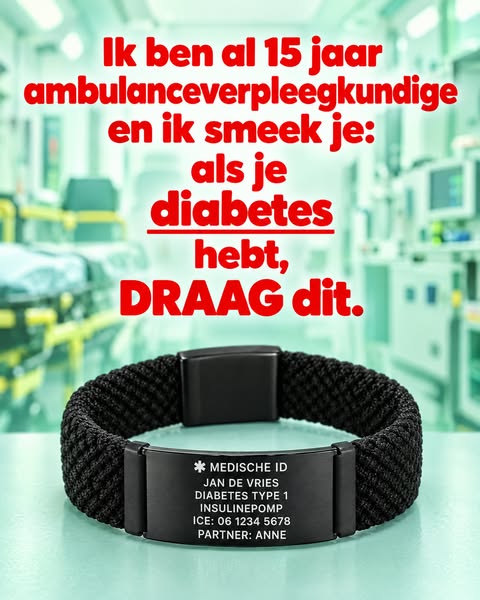 Ze kijkt eerst naar je pols. Wat ziet ze?