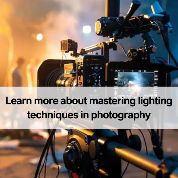 Learn more about mastering lighting techniques in photography