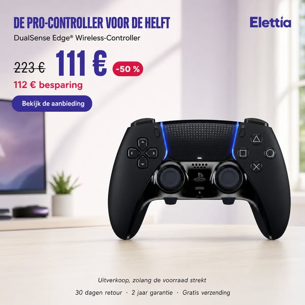 Pro-controller voor de helft