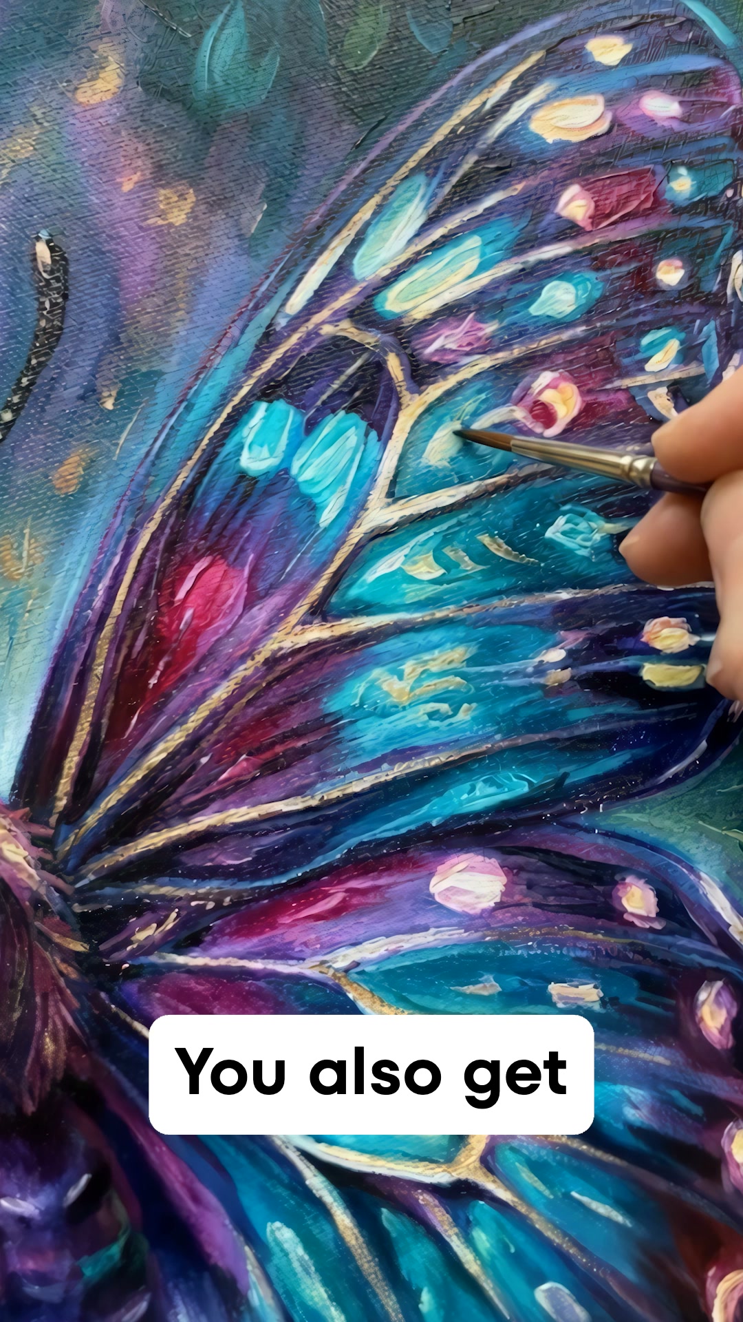 Turn A Blank Canvas Into A Glowing Butterfly