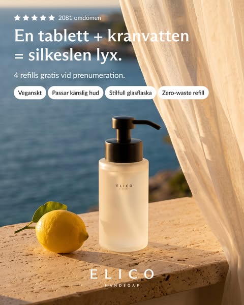 4 refill-tabletter gratis, direkt när du prenumererar.