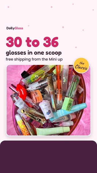 30 to 36 glosses, one scoop