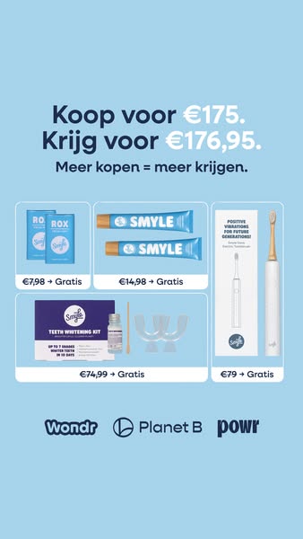 Tot €176,95 cadeau