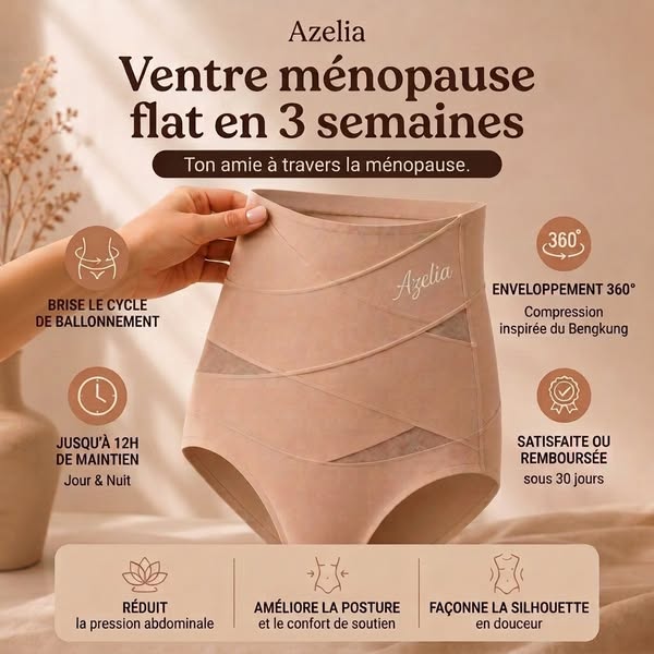 Culotte gainante à bande croisée 360°