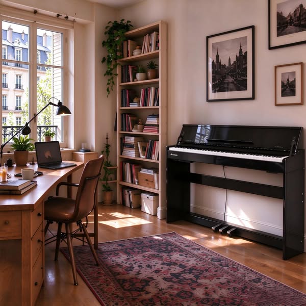 Donner DDP-75 Glossy Flip-Top Pianoforte Digitale Verticale