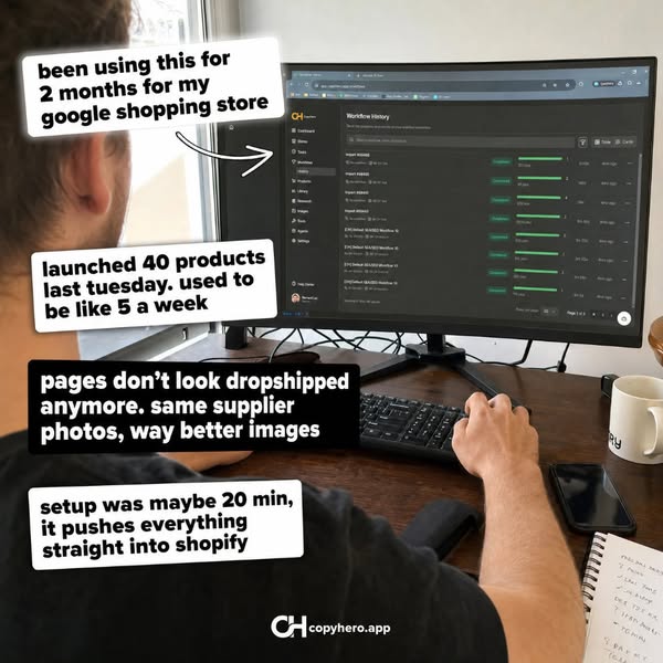 “pages don’t look dropshipped anymore”