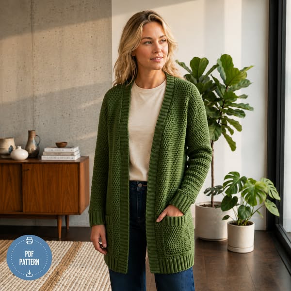 90% Off Cardigan Crochet Pattern