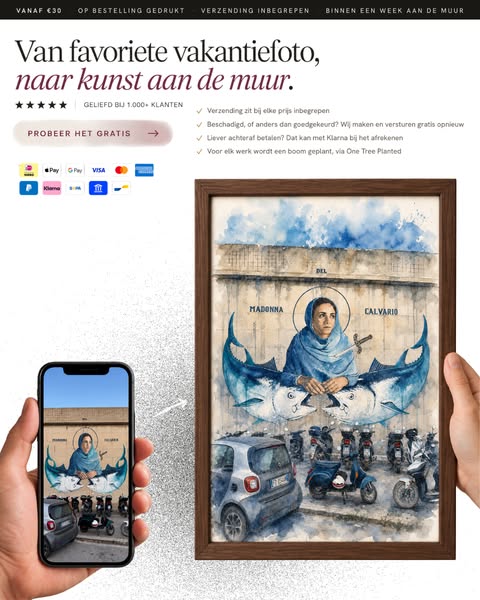 Van vakantiefoto naar kunst