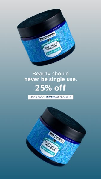 Radiant Skincare WITHOUT THE WASTE -
25% off